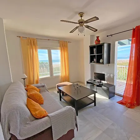 Santa Barbara B Beach Front With Terrace, Sea View In And Garage In Conil Conil De La Frontera Exterior photo