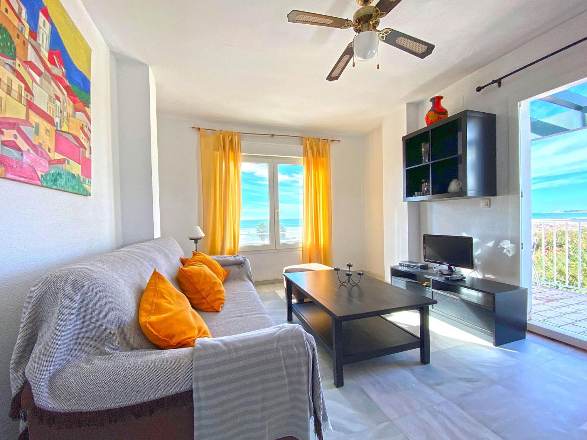 Santa Barbara B Front With Terrace, Sea View In And Garage In Conil * Conil De La Frontera