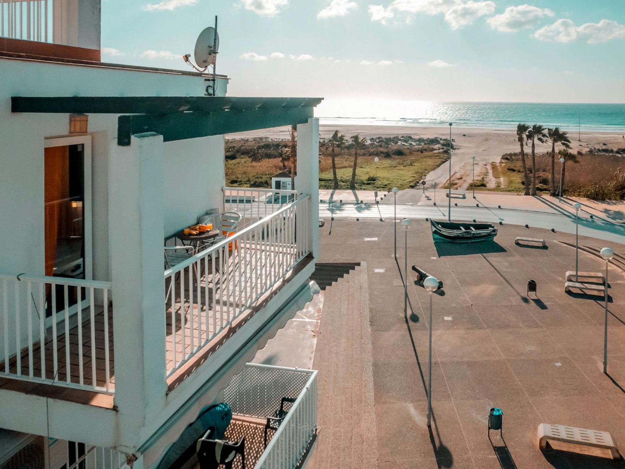 Santa Barbara B Front With Terrace, Sea View In And Garage In Conil * Conil De La Frontera